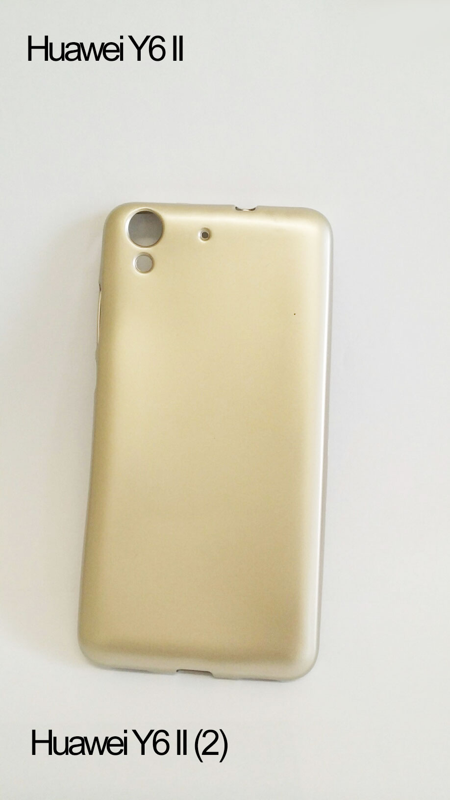 Silikonový obal Jelly Case pro mobil Huawei Y6 II / Honor 5a zlatá barva
