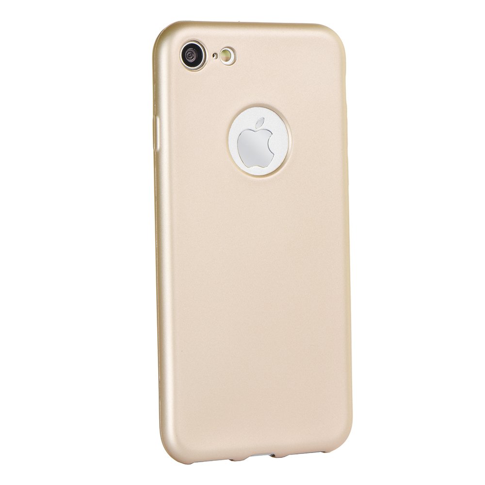 Silikonový obal Jelly Case Flash Mat na mobil Huawei P20 zlatá barva
