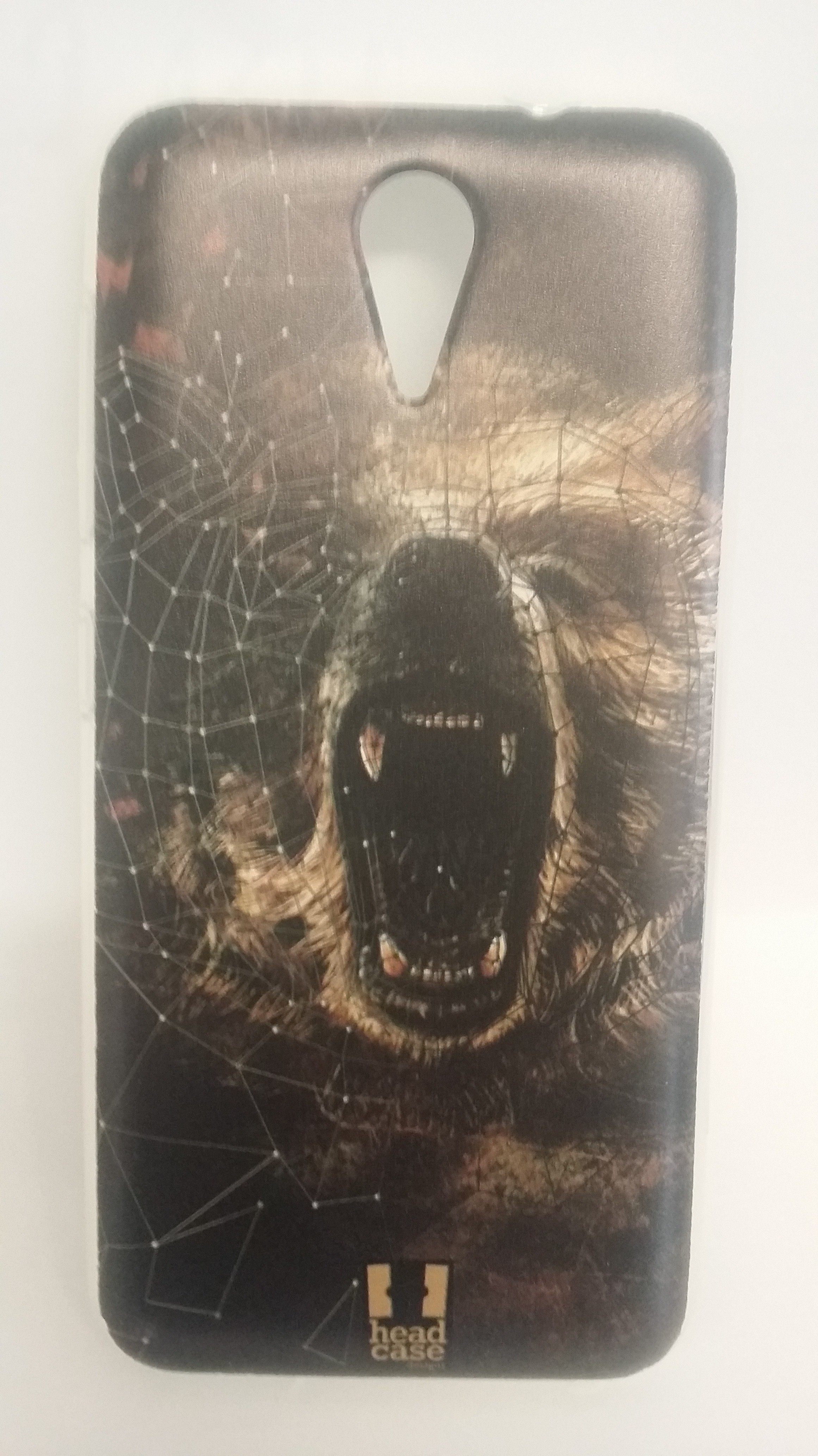 HEAD CASE silikonový obal na mobil HTC DESIRE 620 vzor Skica zvíře kreslené medvěd Grizzly