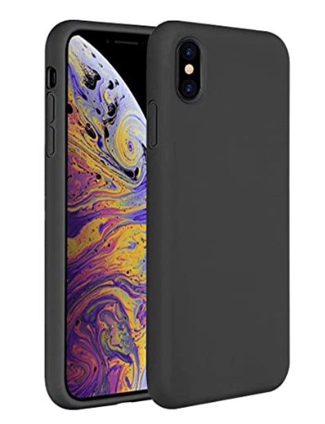 Silikonový obal na mobil, kryt pro mobil Apple Iphone  X / XS černý
