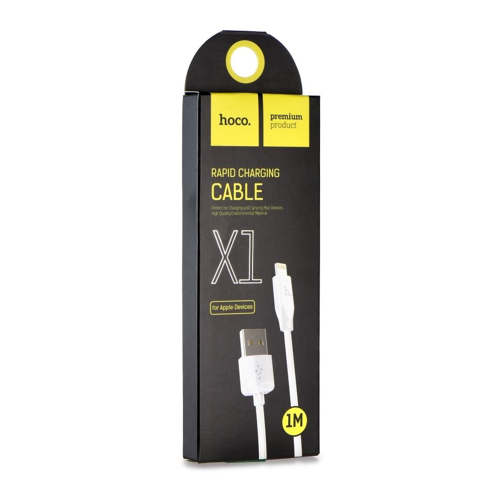 HOCO speed pro iPhone Lightning 8pinový nabíjecí kabel X1 bílý