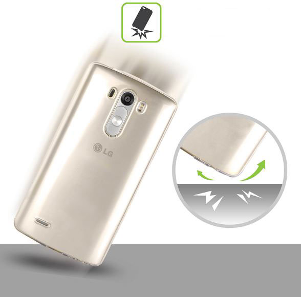 Silikonový obal na mobil LG V10 (H960A) HEAD CASE čirý
