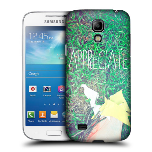 HEAD CASE pouzdro na mobil Samsung galaxy S4 mini zelená trává