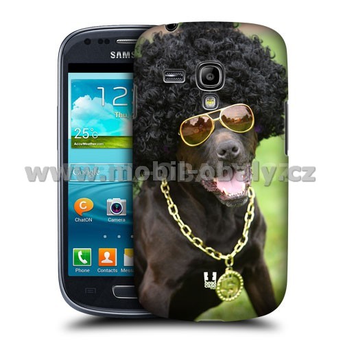 HEAD CASE pouzdro na mobil Samsung galaxy S3 mini legrační zvířátka pejsek boháč