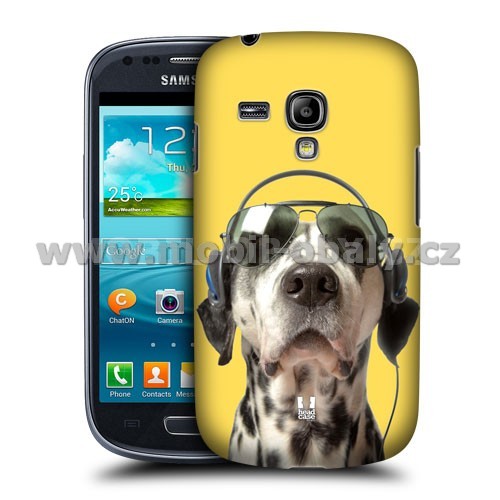 HEAD CASE pouzdro na mobil Samsung galaxy S3 mini legrační zvířátka pejsek DJ