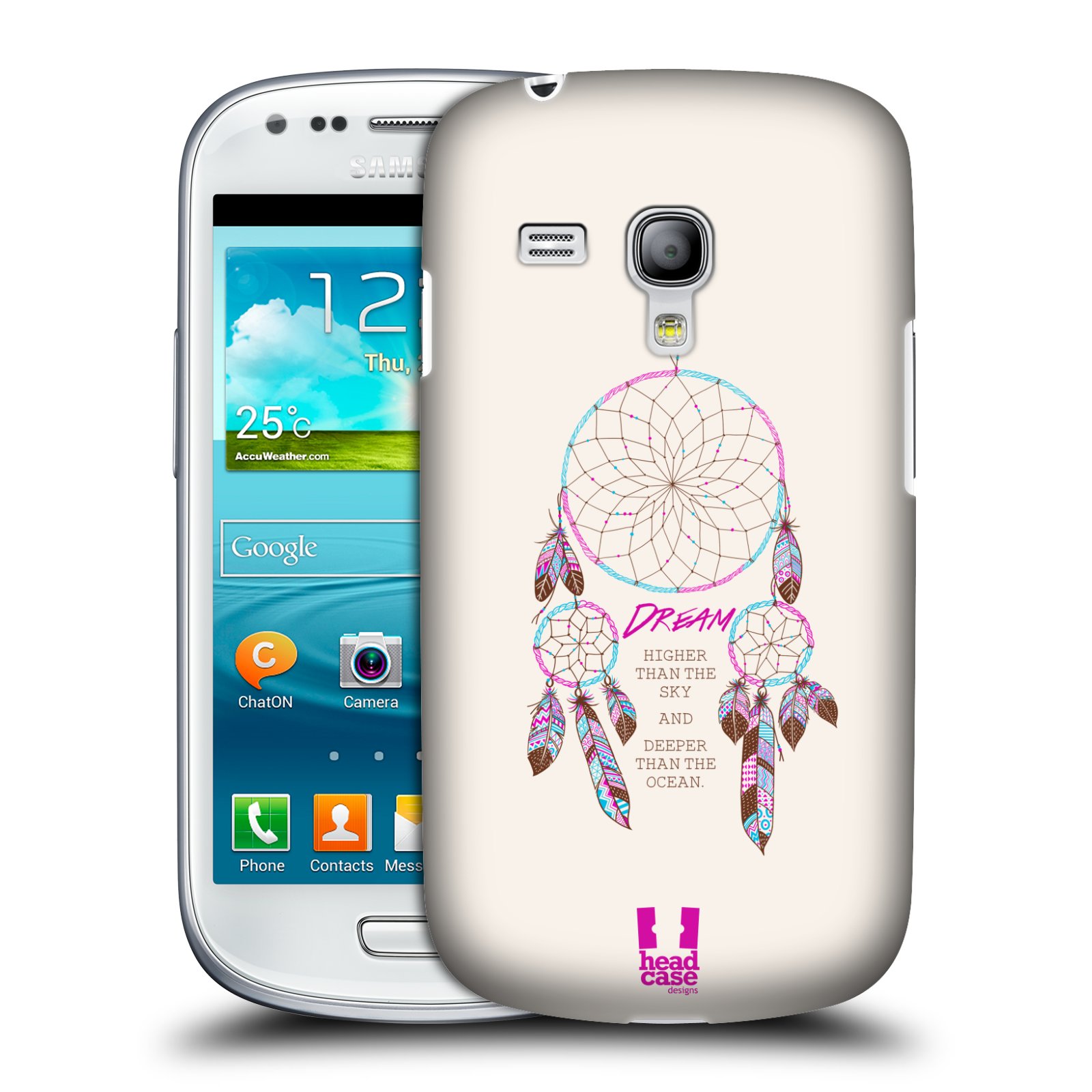 HEAD CASE pouzdro na mobil Samsung galaxy S3 mini lapač snů Dream Higher