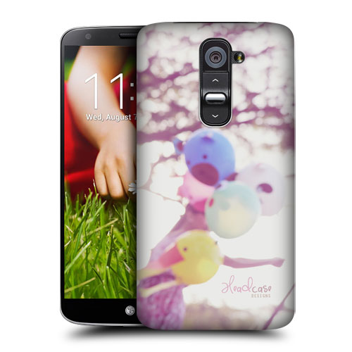 HEAD CASE pouzdro na mobil LG G2 vzor barevné balónky NOSTALGIE