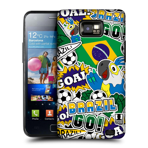 HEAD CASE obal na mobil Samsung Galaxy i9100 S2 mistrovství světa fotbal BRAZÍLIE