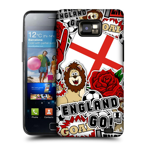 HEAD CASE obal na mobil Samsung Galaxy i9100 S2 mistrovství světa fotbal ANGLIE
