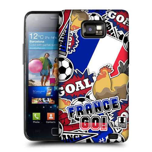 HEAD CASE obal na mobil Samsung Galaxy i9100 S2 mistrovství světa fotbal FRANCIE