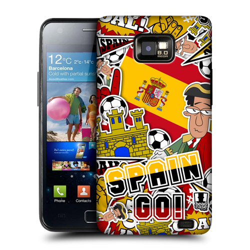 HEAD CASE obal na mobil Samsung Galaxy i9100 S2 mistrovství světa fotbal ŠPANĚLSKO