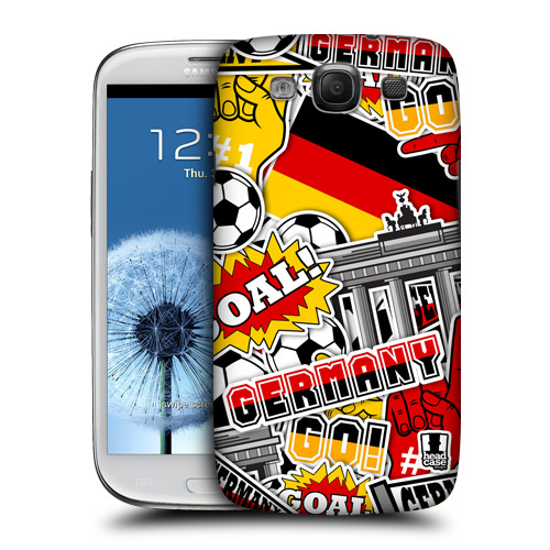 HEAD CASE obal na mobil Galaxy S3 i9300 mistrovství světa fotbal NĚMECKO