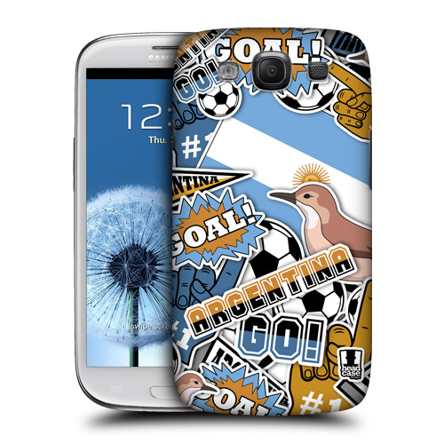 HEAD CASE plast obal na mobil Galaxy S3 i9300 mistrovství světa fotbal ARGENTINA