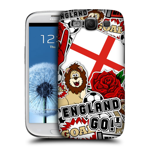HEAD CASE obal na mobil Galaxy S3 i9300 mistrovství světa fotbal ANGLIE