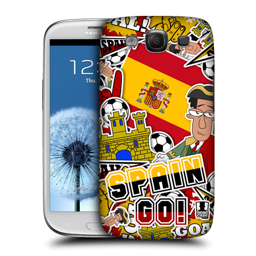 HEAD CASE obal na mobil Galaxy S3 i9300 mistrovství světa fotbal ŠPANĚLSKO