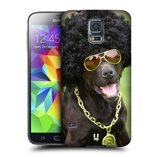 HEAD CASE obal na mobil Samsung Galaxy S5 vzor srandovní zvířátka pejsek disko pejske