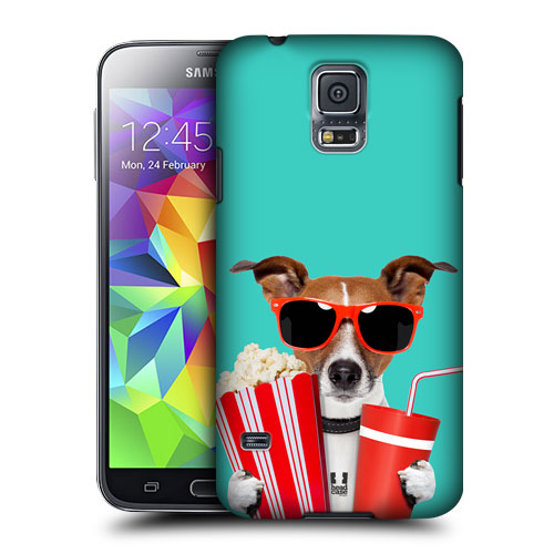 HEAD CASE obal na mobil Samsung Galaxy S5 vzor srandovní zvířátka pejsek v kině