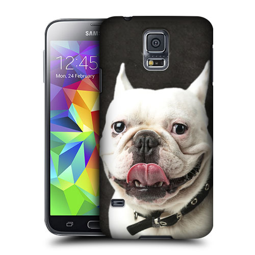 HEAD CASE obal na mobil Samsung Galaxy S5 vzor srandovní zvířátka pejsek rošťák buldok