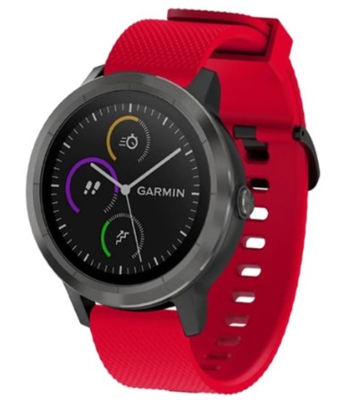 Červený řemínek pro hodinky Garmin VivoActive 3