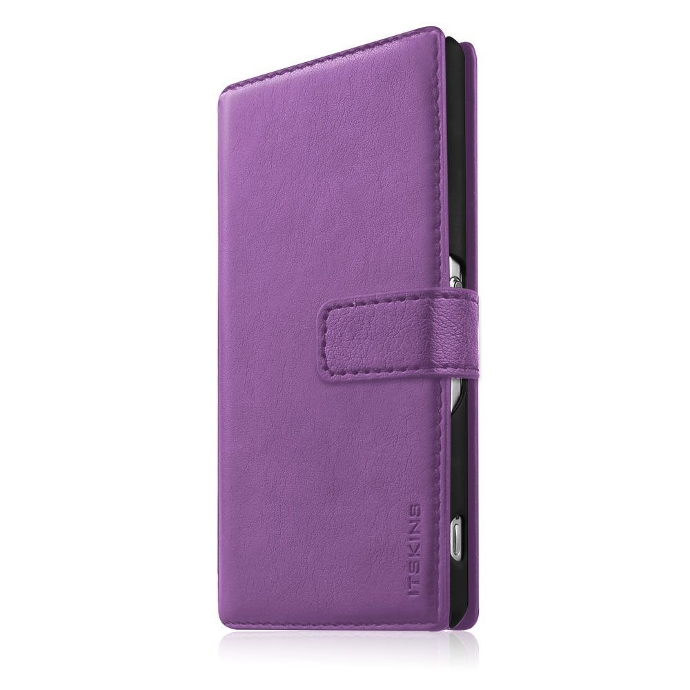 Pouzdro, obal itSkins wallet book na mobi Samsung Galaxy S5 fialová barva