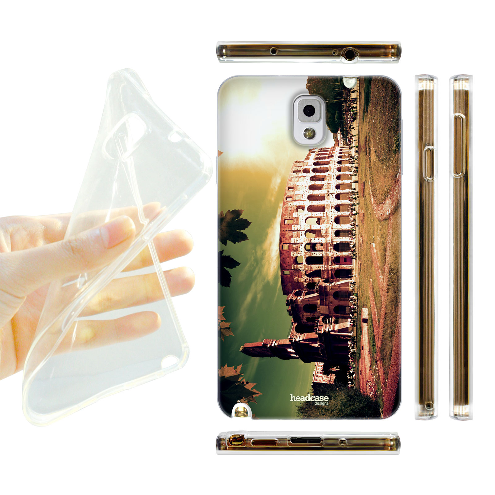 HEAD CASE silikonový obal na mobil Samsug Galaxy Note 3 Nádherná místa koloseum