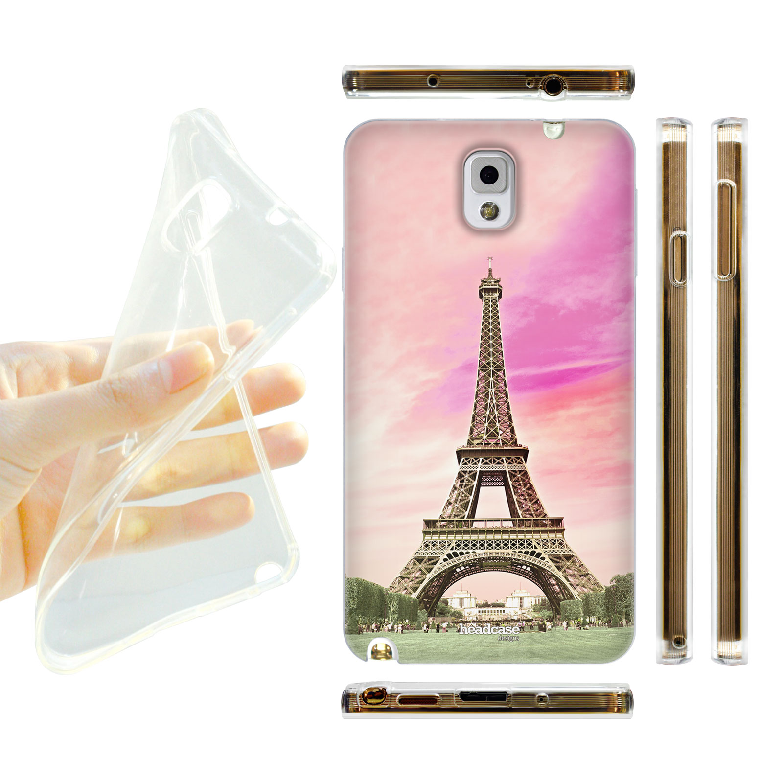 HEAD CASE silikonový obal na mobil Samsug Galaxy Note 3 Nádherná místa Věž