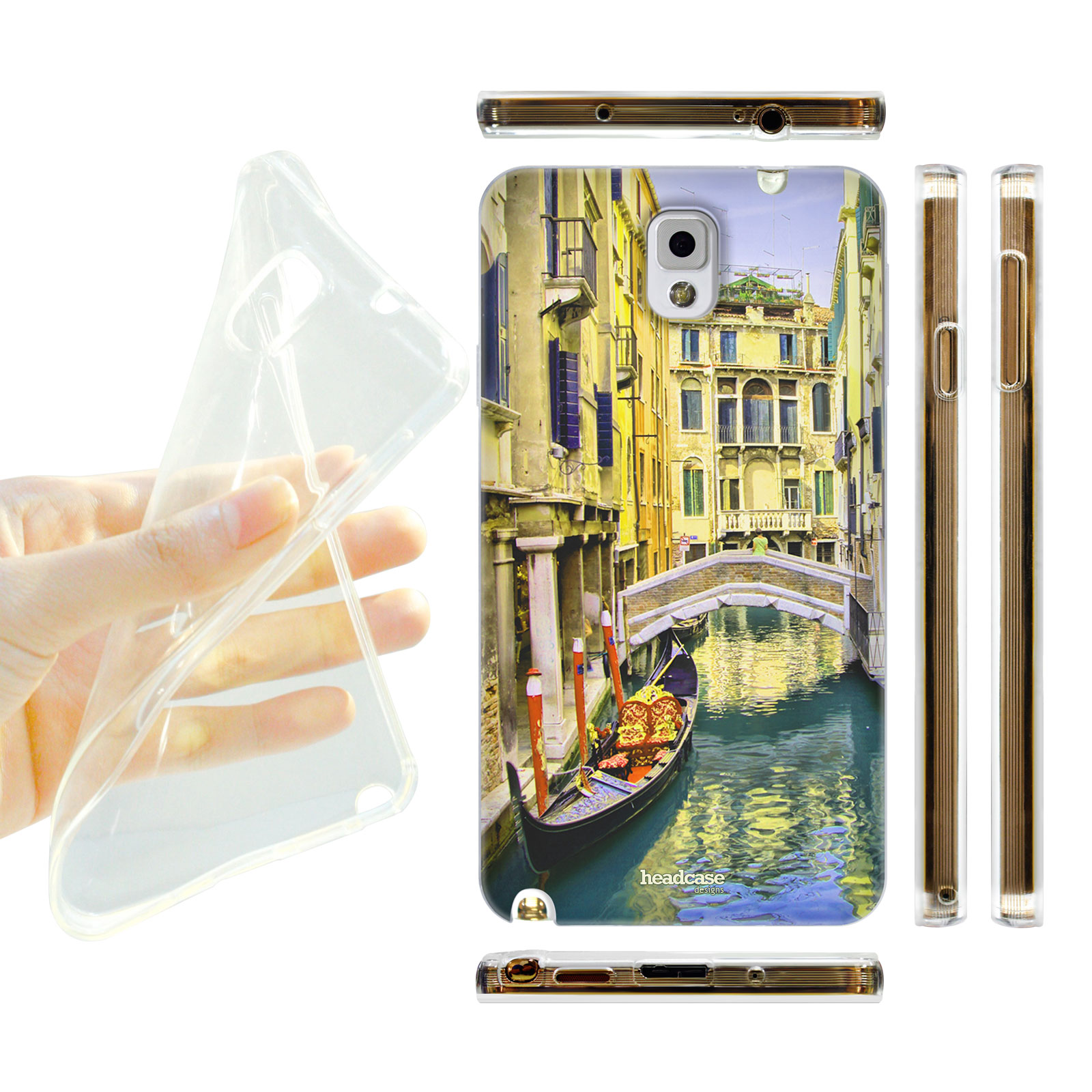 HEAD CASE silikonový obal na mobil Samsug Galaxy Note 3 Nádherná místa Itálie