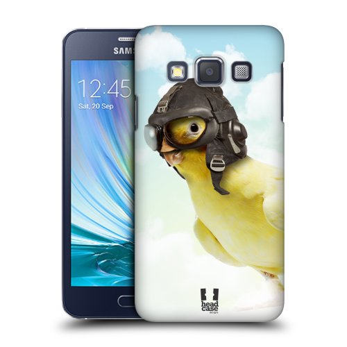 HEAD CASE plastové pouzdro na mobil Samsung Galaxy A3 kapitán ptáček