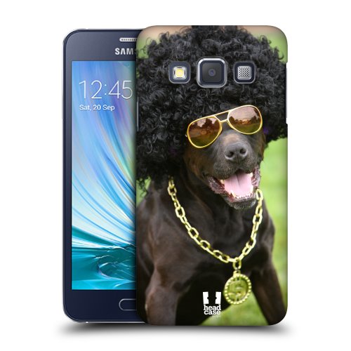 HEAD CASE plastové pouzdro na mobil Samsung Galaxy A3 Foto pejsek boháč