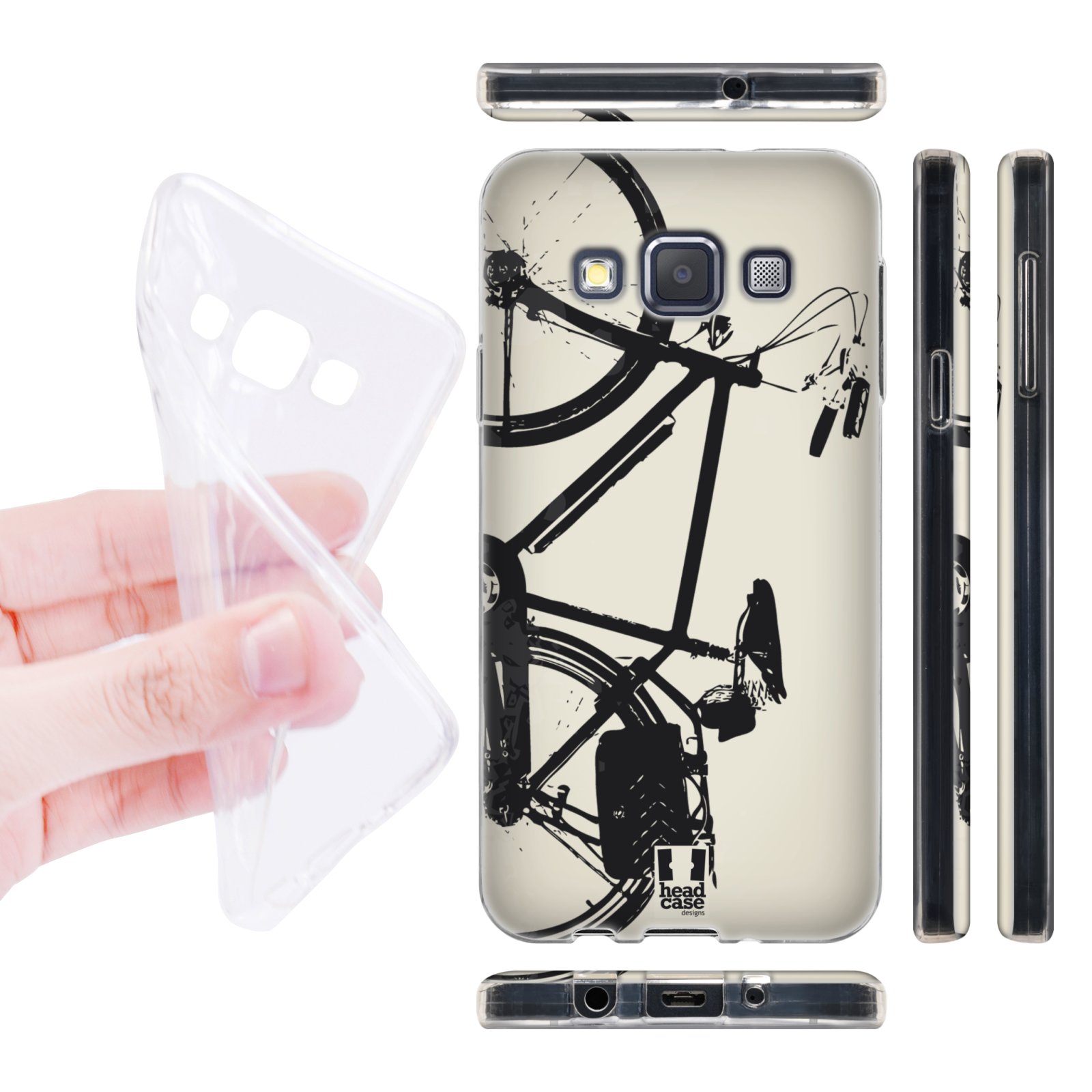 Head Case silikonové pouzdro na mobil Samsung galaxy A3 vzor kolo retro
