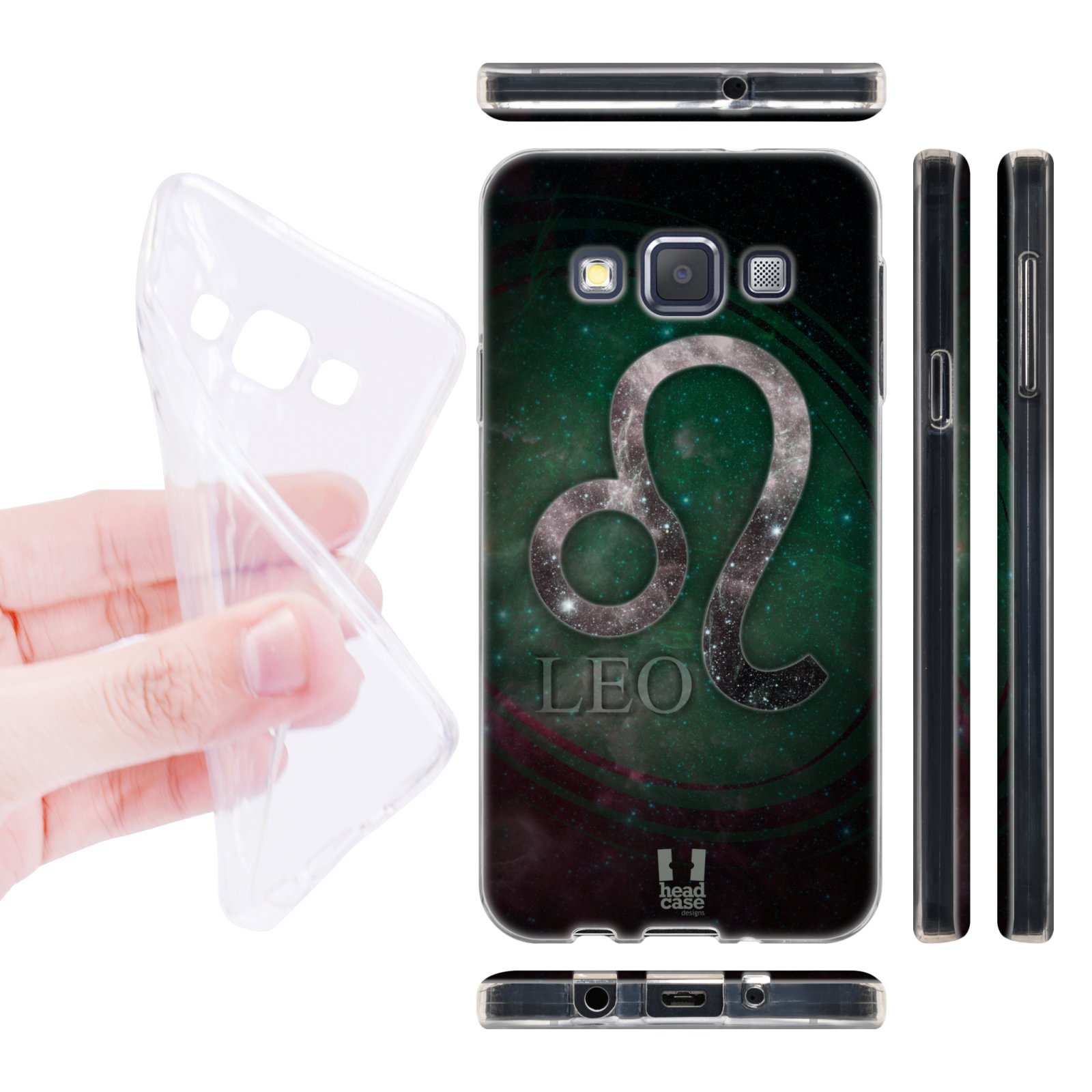 Head Case silikonové pouzdro na mobil Samsung galaxy A3 znamení horoskop Lev