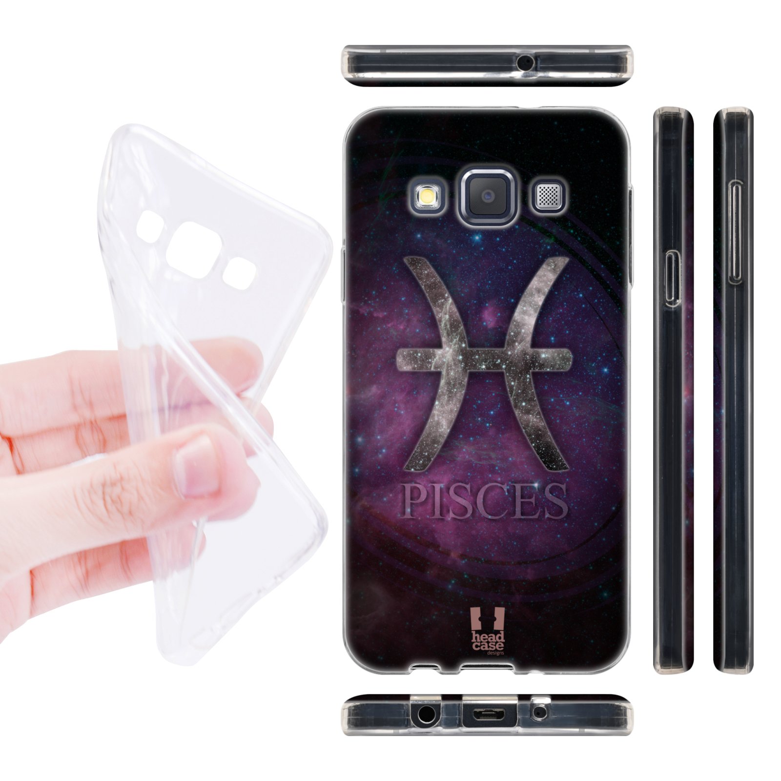 Head Case silikonové pouzdro na mobil Samsung galaxy A3 znamení horoskop Ryby