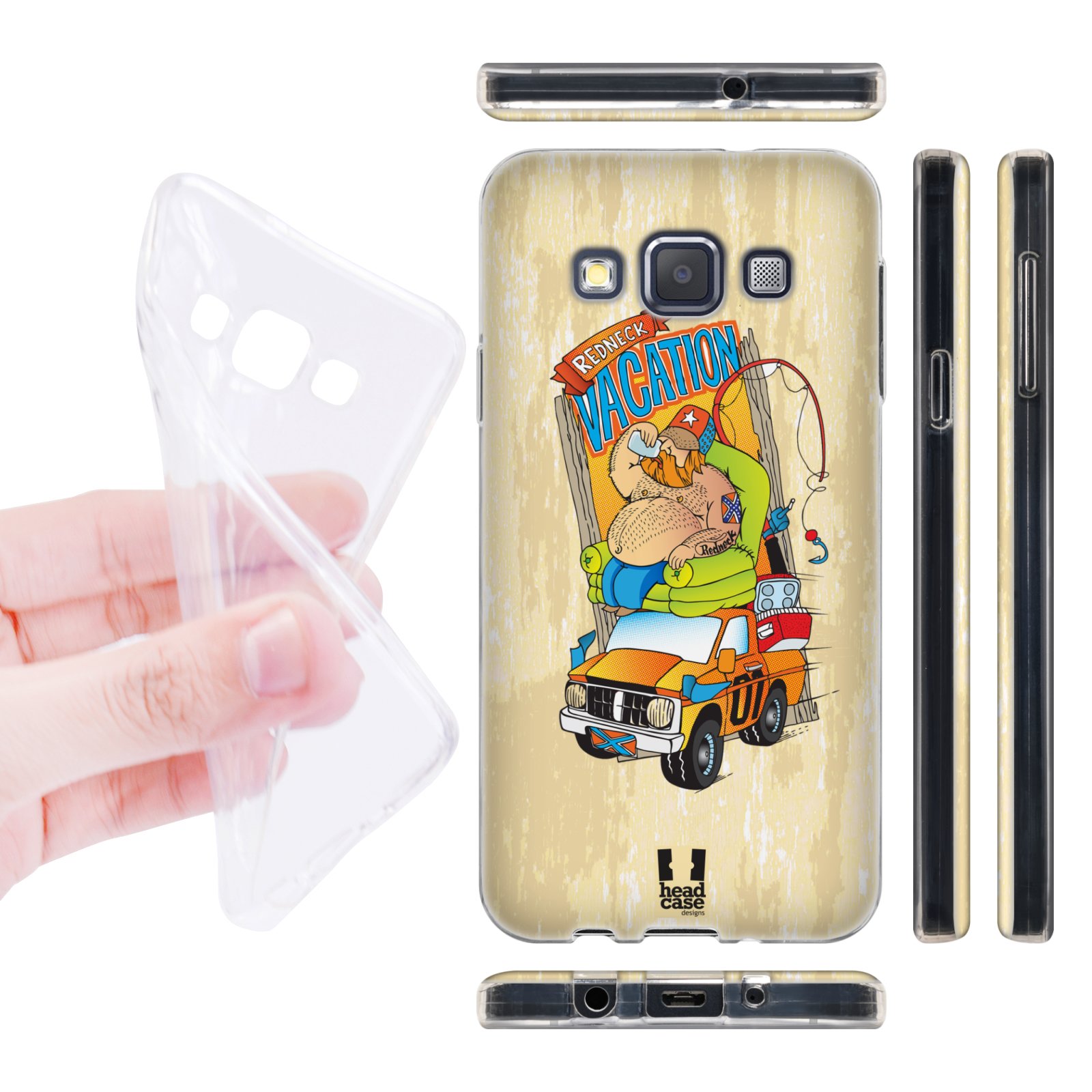 Head Case silikonové pouzdro na mobil Samsung galaxy A3 Venkov dovolená