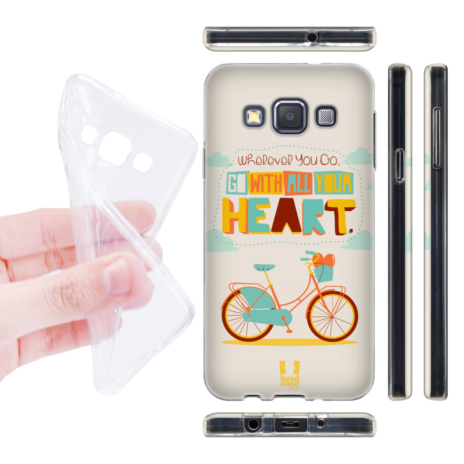 Head Case silikonové pouzdro na mobil Samsung galaxy A3 citáty kolo