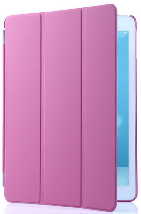 Magnetické pouzdro na tablet Apple iPad 2,3,4 růžová barva+folie zdarma