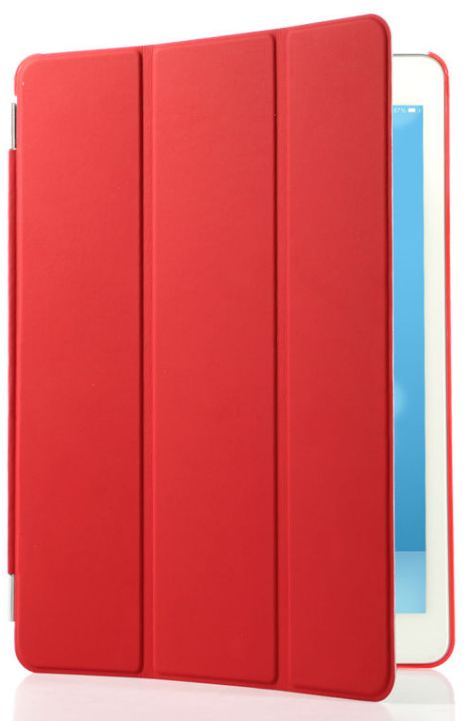Magnetické pouzdro na tablet Apple iPad 2,3,4 červená + fólie zdarma