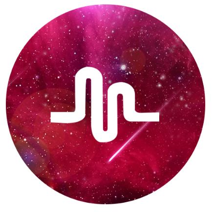 Držák na mobil samonalepovací hudba vesmír rudá
