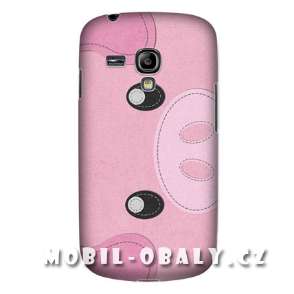 HEAD CASE pouzdro na mobil Samsung galaxy S3 mini růžový prasátko