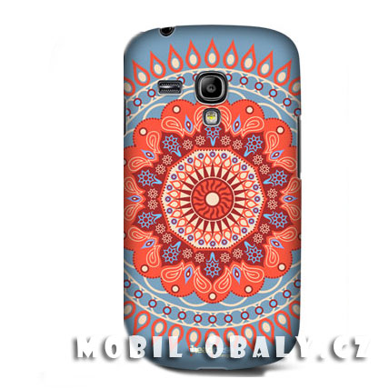 HEAD CASE pouzdro na mobil Samsung galaxy S3 mini Indický vzor červená