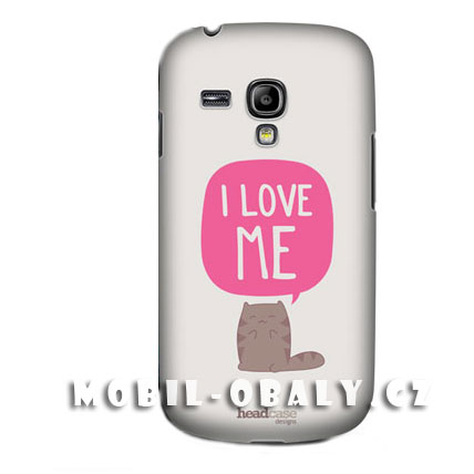 HEAD CASE pouzdro na mobil Samsung galaxy S3 mini I love me
