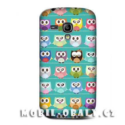 HEAD CASE pouzdro na mobil Samsung galaxy S3 mini zvířátko sova zelená