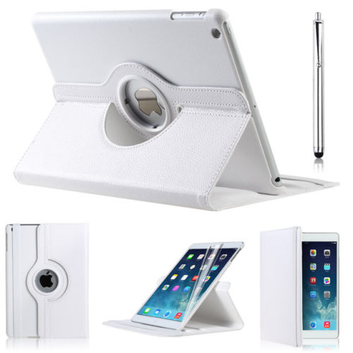 Pouzdro 360 DEGREE na tablet Apple iPad Air bílá barva+ fólie zdarma