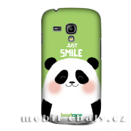 HEAD CASE pouzdro na mobil Samsung galaxy S3 MINI zvířátko panda zelený