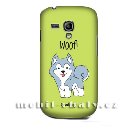 HEAD CASE pouzdro na mobil Samsung galaxy S3 mini malý pejsek Husky modrá