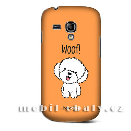 HEAD CASE pouzdro na mobil Samsung galaxy S3 mini pejsek maltézák oranžová