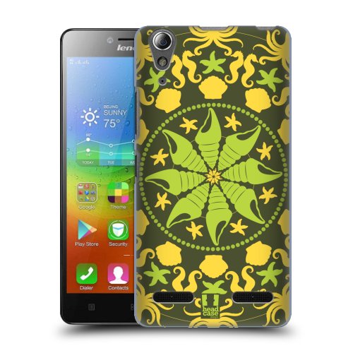 HEAD CASE plastové pouzdro na mobil Lenovo A6000 mořský koník a mušle