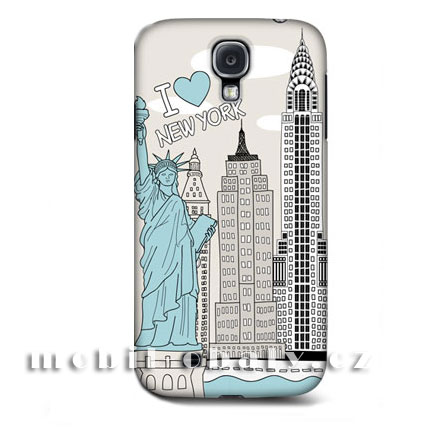 HEAD CASE pouzdro na mobil Samsung galaxy S4 město I love new York