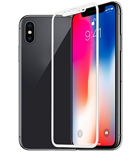 Roar Tvrzené sklo 5D pro Apple Iphone X / XS bílé okraje