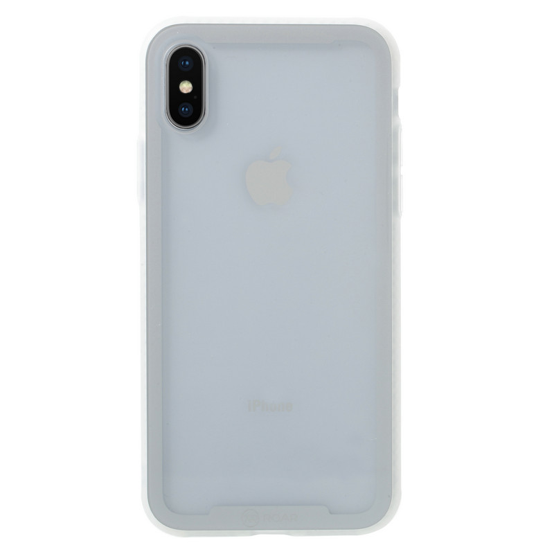 Obal Apple Iphone X / XS Roar Glass Airframe stříbrná