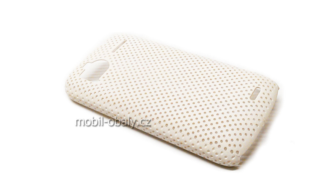 Obal Faceplate Mesh HTC Sensation 4G pevný plast bílý